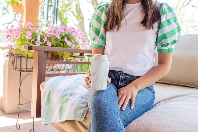 Simple Modern Skinny Can Cooler | Slim Insulated Stainless Steel Drink Sleeve Holder | Insulate Seltzer, Soda, Beer, Energy Drinks | Gift for Women Her | Ranger Collection | Slim 12oz | Checkmate thumbnail 2