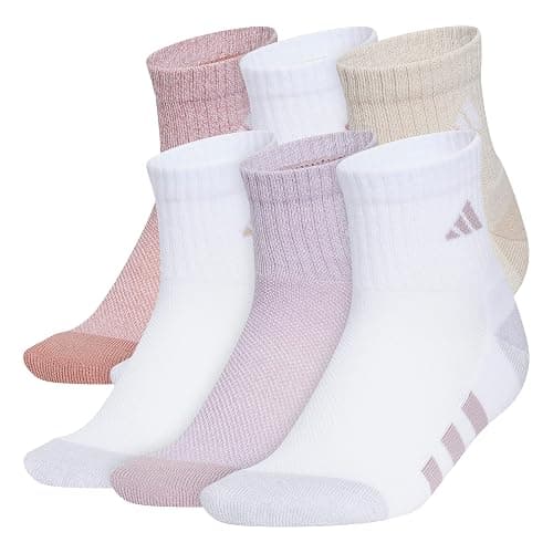 adidas Unisex Kids Quarter Ankle Socks for Boys and Girls Youth (6-Pack) Athletic Cushioned and Comfortable - Image 1