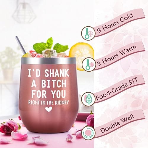 Birthday Gifts for Women Best Friends,Friendship Gifts for Women Her BFF Female Friends Bestie Sister Gift Basket from Sister Lavender Scented Candles 12oz Tumbler thumbnail 4