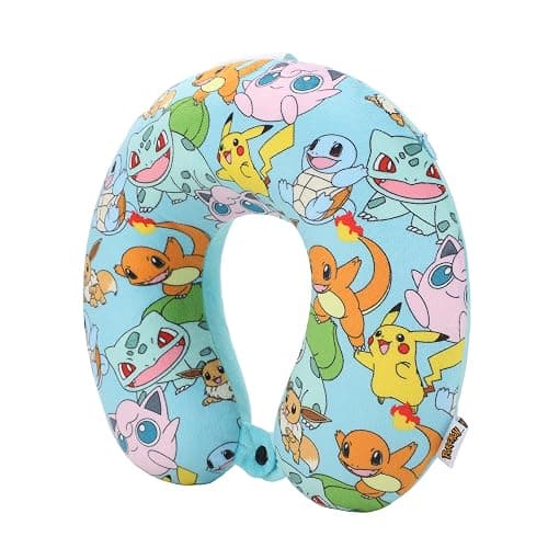 Bioworld Pokemon Pikachu 2-Piece Eye Mask & Neck Pillow Travel Set thumbnail 4