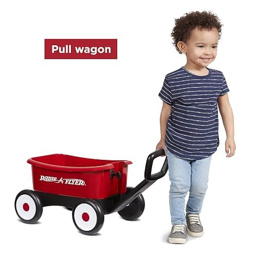 Radio Flyer Push & Pull Walker Wagon, 2-in-1 Wagon, Ages 1-4, Red Walker Toy - My 1st Wagon thumbnail 6