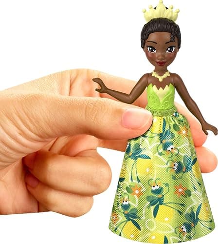 Mattel Disney Princess & Friends Set with 5 Posable Small Dolls in Removable Skirts or Pants & 5 Friend Figures, Inspired by The Disney Movies thumbnail 5