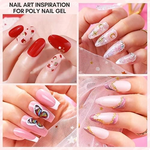 Makartt Poly Nail Gel 50ML Gel Builder for Nails,Light Nude Pink, Gel Nail Extension,Nail Strengthener Hard Gel Color Gel Multifunctional Long-Lasting and Easy to Use for DIY Salon Quality-Peach thumbnail 7