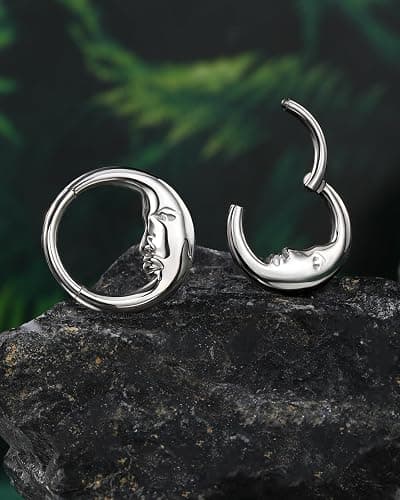 Moon Daith Earring thumbnail 5