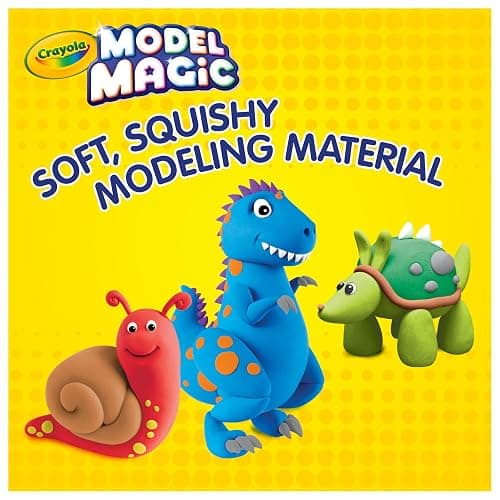 Crayola Model Magic White, 4-Pack (8 oz Each) – Air-Dry Modeling Clay Alternative for Kids, Christmas Gifts for Grandkids & Toddlers, Reusable Sculpting Material thumbnail 6