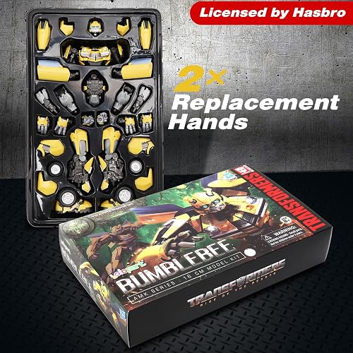 YOLOPARK Bumblebee Transformers Toy Rise of The Beasts Action Figure,Highly Articulated 6.5 Inch Transformer Toys for Boys Girls 8 Years Old and Up,No Converting Bumblebee Model Kit thumbnail 8