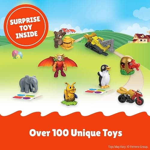 Kinder Joy Eggs, Bulk 15 Count, Holiday Treat Plus Toy, Sweet Creams and Chocolatey Wafer Bites, Stocking Stuffer for Kids, Individually Wrapped, 10.5 oz - 0.7 Ounce (Pack of 15) thumbnail 6