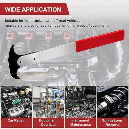 XUDYVCO Seal Puller, 3rd Generation Oil Seal Removal Tool with 30% Thicker Dual Hook Tips and Heat-Treated Steel, Seal Puller Tool Perfect for Car, SUV, Light Truck and Machine Repair thumbnail 7
