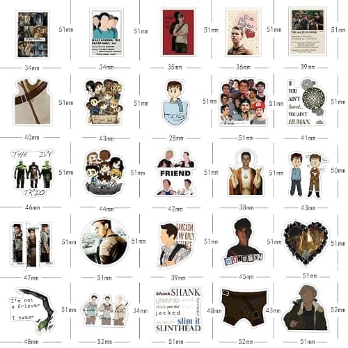62pcs The Maze Runner Stickers Classic Movies Sticker for Children, Girls, Boys, Teenagers, Adult Water Bottles, Laptops, Suitcases, Birthday Toy Decoration, Kids Holiday Party thumbnail 4