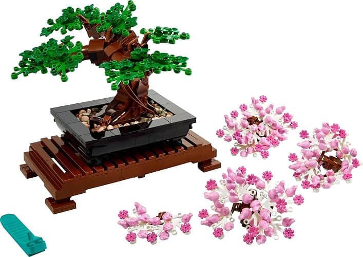 LEGO Botanicals Bonsai Tree - Faux Plant for Adults - Home Décor Set - Gift for Mother's Day with Artificial Cherry Blossom Flowers - DIY Building Projects - Botanical Collection - 10281 thumbnail 10
