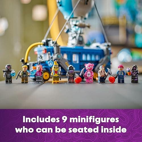 LEGO Fortnite Battle Bus Building Toy - Collectible Fortnite Toy for Kids, Boys & Girls, Ages 10+ - Pretend Play Set with 9 Minifigures from Video Game - Gift for Birthdays - 77073 thumbnail 6