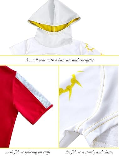 Euholute Zombies Girls Cosplay Nova Vampire Cheerleader Suit Victor Addison Wells Nova Costume Hooded Coat Halloween Uniform thumbnail 4