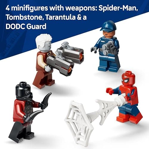 LEGO | Marvel Spider-Man Prison Transport Chase - Superhero Toy w/Armoured Car & 4 Minifigures incl. Tombstone & Tarantula - Gift for 8+ Year Old Boys & Movie Fans - 76349 thumbnail 6