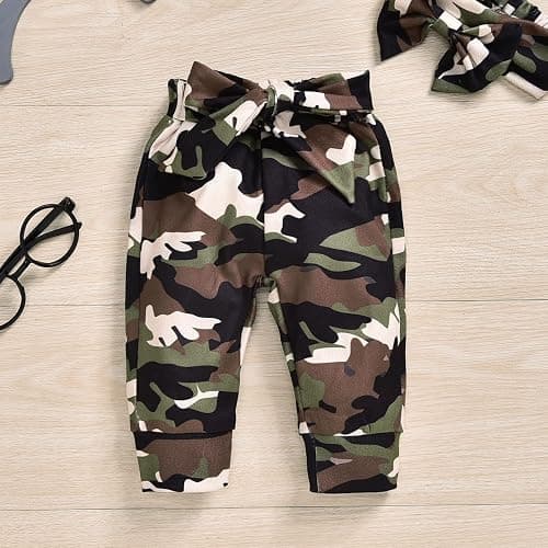 Aalizzwell Preemie Newborn Infant Baby Girls Clothes Ribbed Romper Bodysuit Pants Set Fall Winter Outfits thumbnail 4