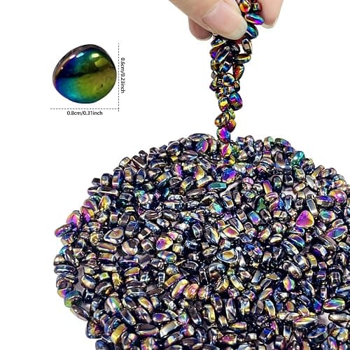 510pcs Ferrite Putty Fidget Toys, Magnetic Stones Fidget Toys Adults, Desk Fidgets Toys for Stress and Anxiety Relief and Kill Time, Novelty Adults Gifts Colorful thumbnail 6
