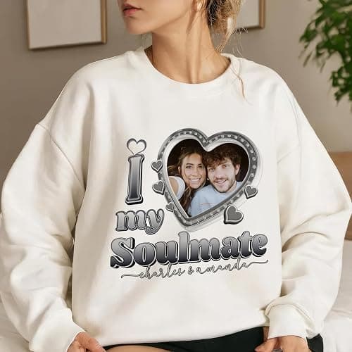 JIX & JOKY Custom Your Own Bootleg Rap Tee Custom Girlfriend Face Shirt for Boyfriend Vintage Birthday Valentine Shirt thumbnail 7