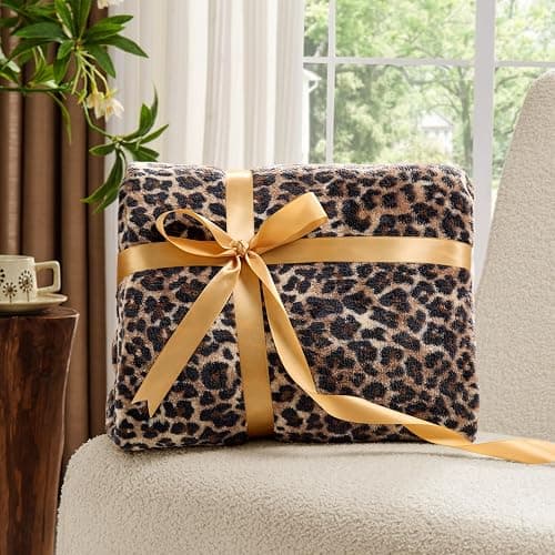 BEDELITE Fleece Blanket Soft Plush Throw for Couch Brown Leopard 50"x60" | Ultra Soft Fleece, Plush Microfiber, Lightweight Warmth, All Season Comfort, Cheetah Decor, Machine Washable, Couch Sofa Bed thumbnail 5