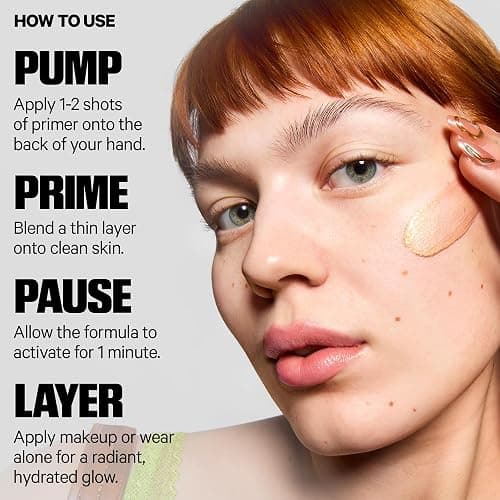 Milk Makeup Hydro Grip + Glow Primer with Hyaluronic Acid – Illuminating Face Primer Grips Makeup for Up to 12 Hours – Silicone-Free, Hydrating Formula with Radiant, Golden Finish – 1 oz thumbnail 7