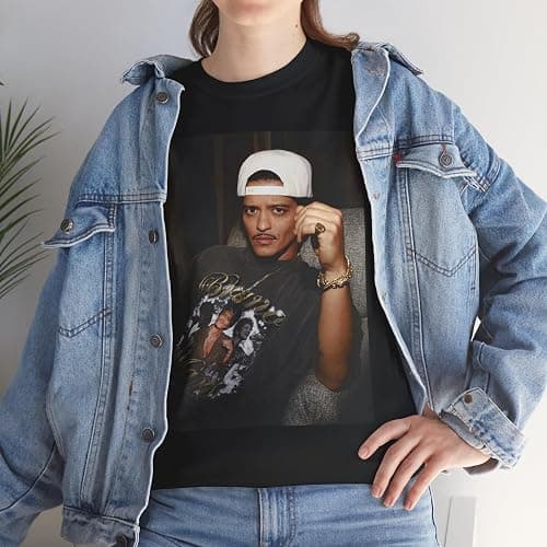 Bruno Music Mars Men Women Unisex Cotton Vintage Tee Short Sleeve T Shirt Cool Shirts Tops & Tees thumbnail 3