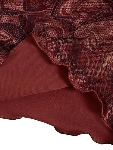 Milumia Women's Boho Printed Strapless Crop Top Y2k Asymmetrical Bandana Tube Tops Concert thumbnail 5