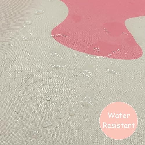 ASTRAG Better Late Than Ugly Shower Curtain - Cute Shower Curtain Pink Bathroom Curtain Funky Aesthetic Decor Waterproof Fabric Bathtub Curtains Set with 12 Rustproof Hooks (Pink,W 72" x H 72") - Pink - 72"W x 72"L (Pack of 1) thumbnail 2