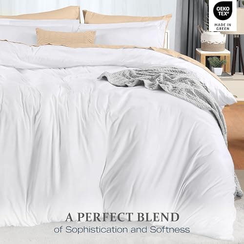 Utopia Bedding Duvet Cover Twin Size Set - 1 Duvet C over with 1 Pillow Sham - 2 Pieces Comforter Cover with Zipper Closure - Soft Brushed Microfiber, 68 X 90 Inches (Twin, White) thumbnail 5