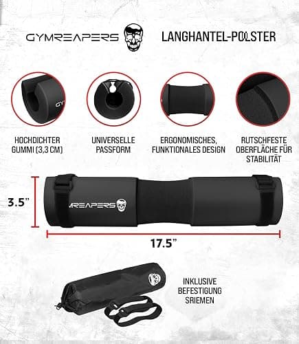 Gymreapers Barbell Squat Pad - Protective Bridge Pad For Hip Thrust, Squats, Lunges - Hip Support, Neck Protection For Bar thumbnail 4