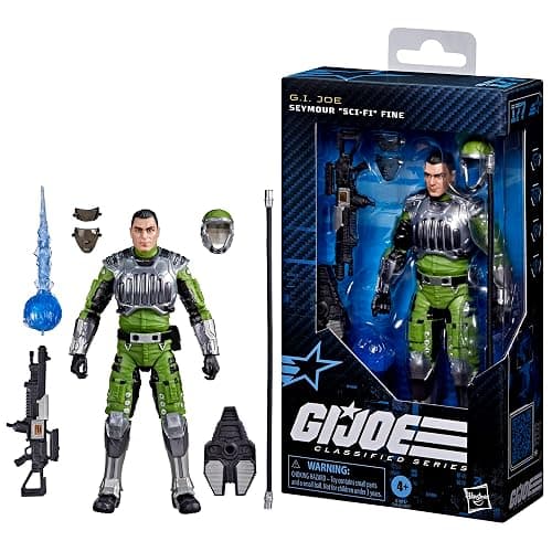 G.I. Joe Classified Series #177, Seymour “Sci-Fi” Fine, Collectible 6 Inch Action Figure with 8 Accessories | G.I. Joe Classified 6 Inch Action Figure Wave 23 - Seymour Sci-Fi Fine #177 thumbnail 3