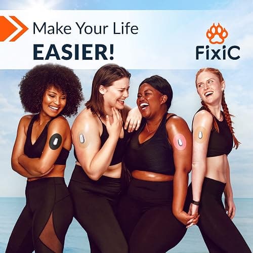FixiC – Adhesive Patches for G6 – 25 Pack Premium Waterproof Adhesive Patches – Pre-Cut Back Paper – Adhesive Patch for G6 – Long Fixation! (Multi-Color) thumbnail 7