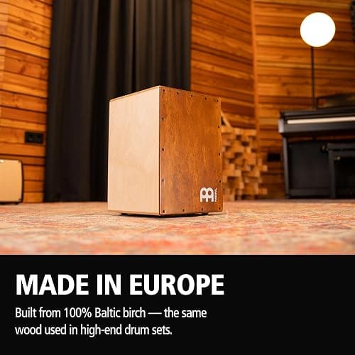 Jam Cajon Box Drum with Snare and Bass Tone for Acoustic Music — MADE IN EUROPE — Baltic Birch Wood, Play with Your Hands, 2-YEAR WARRANTY thumbnail 2