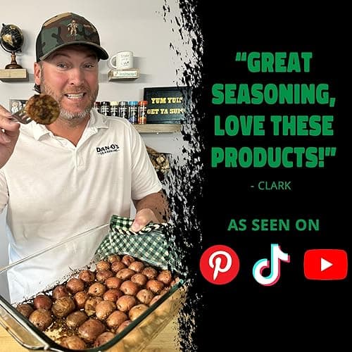 Dan-O's Original Seasoning, 2.5 oz Bottle, All Purpose Seasoning for Chicken, Turkey, Beef, Veggies and More, Sugar Free, Zero Calorie, Use this Spice Blend to Craft a Marinade, Dry Rub or Sauce - Original thumbnail 5