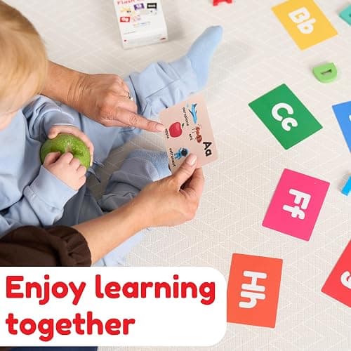 Toddler Learning Flash Cards | Kids Letter Number Alphabet Animal Color Words Flashcards | Large Cards Ideal for Preschool Kindergarden Pre K Educational | Flashcards 12 Months - 5 Years thumbnail 4
