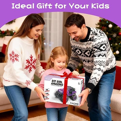 NQD RC Cars 1:16 Scale Remote Control Jeep Car 80 Min Playtime 2.4Ghz Off-Road RC Trucks for for Toddlers Girls Kids thumbnail 2