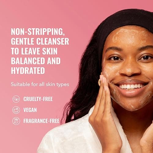 Good Molecules Hydrating Facial Cleansing Gel - Face Wash with Rosewater and Pineapple Extracts to Brighten, Cleanse, and Moisturize - Facial Cleanser, Skin Care thumbnail 2