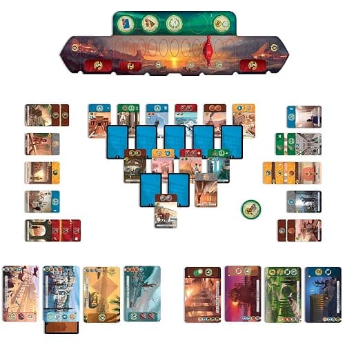 7 Wonders - Duel (English) - Board Games - Strategy/Civilization - Games for Family - Ages 10+ - 2 Players - 30 to 45 Minute Playtime - Made by Asmodee thumbnail 5