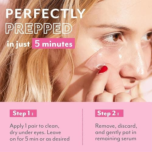 Patchology Serve Chilled Rosé Hydrating Under Eye Patches – Hyaluronic Acid & Antioxidant-Infused Eye Masks to Reduce Dark Circles, Puffiness & Fine Lines - Ideal Skincare Essentials (5 Pairs) thumbnail 6
