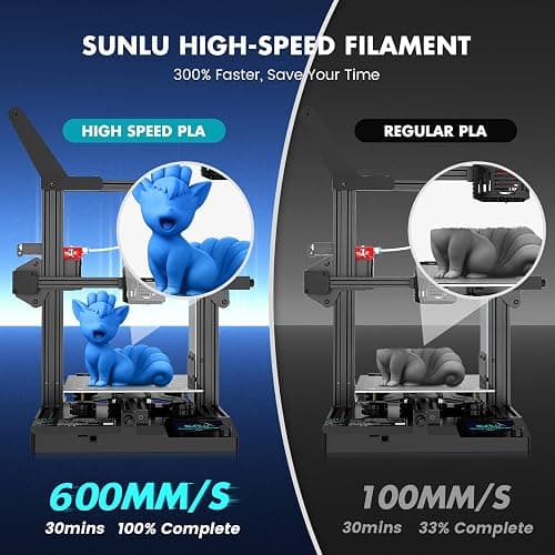 SUNLU High Speed PLA Filament 1.75mm, 30mm/s - 600mm/s Print Range, for Print Christmas Tree, Designed for Fast Printing, Good for Fast Printing, 1KG Olive Green thumbnail 6