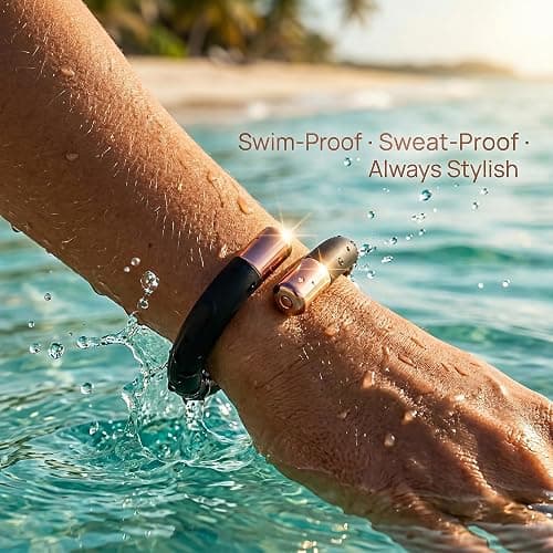 BuggyBands 2 Pack Stylish Mosquito Bracelets - DEET-Free Bug Bracelets for Kids & Adults, Individually Wrapped Adjustable Wristbands, Protection for Outdoor Activities thumbnail 7