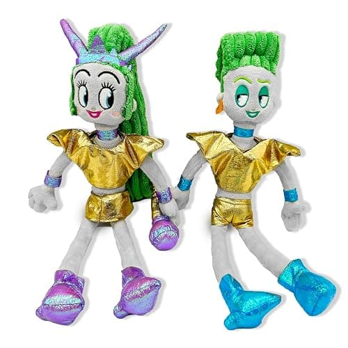 WEETGFFZ Velvet and Veneer Plush Toy,12Inch Cute Soft Cartoon Velvet and Veneer Plushies Toys Stuffed Animal Doll Pillows Surprise Gift for Kids and Fans Birthday, Green - Image 1