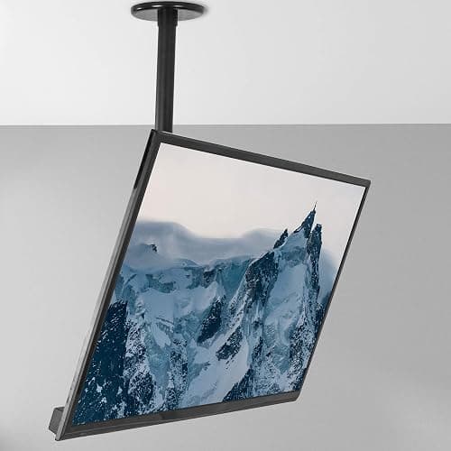 VIVO Universal Full Motion Pneumatic Pole Mount Arm for 17 to 32 inch Monitor Screen, 75mm and 100mm VESA Plate, Black, MOUNT-POLE05A thumbnail 8