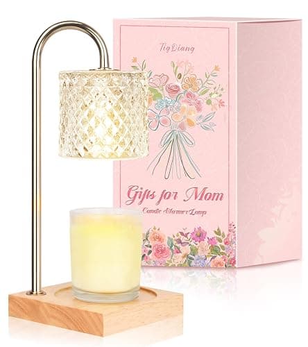 Candle Warmer Lamp, Candle Lamp Wax Warmer, Timer & Dimmer 7-Levels, Fits Cup Jar Candle, Top Melting, Crystal Heater Lamp for Scented Wax, Elegant Home Decor, Clear Glass thumbnail 8