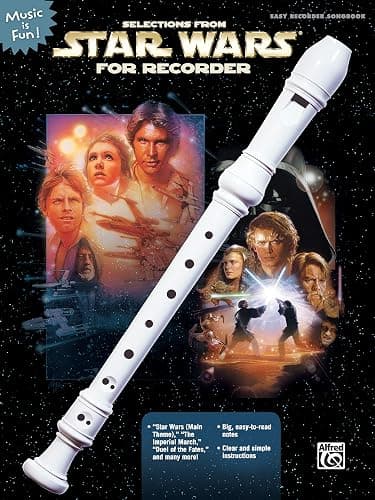 Selections from Star Wars for Recorder | Sheet Music Book for Beginners | Easy Notes for Learning Recorder | Popular Movie Theme Songbook for Music ... to Play Star Wars on Recorder (Music Is Fun) - Paperback - Image 1