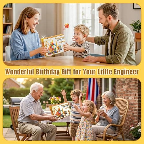 SKTMYY Magnetic Tiles Construction Toys with Road & Crane & Marble Run, Double-Sided Fire Station & Building Magnet Tiles for Kids Ages 4-8, STEM Magnetic Blocks Gifts for 3 4 5 6 7 8 Year Old Boys thumbnail 6