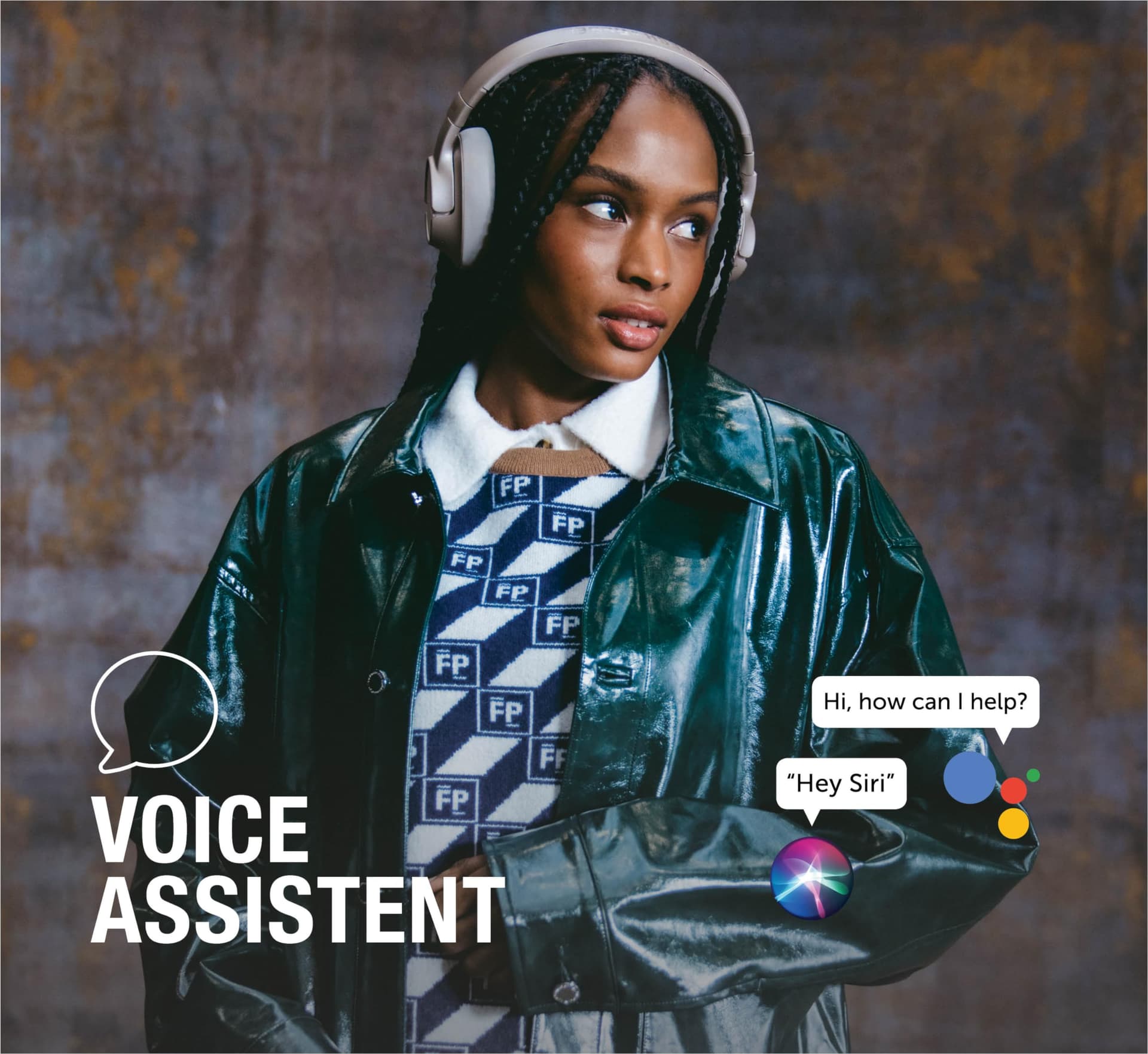 Fresh 'n Rebel Clam Fuse Bluetooth Headphones Over-ear with Hybrid Active Noise Cancelling, with ENC Microphone (Perfect Calls), Ambient Sound Mode, 45 Hours Playing Time, Silky Sand thumbnail 6