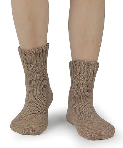 BenSorts Women's Winter Boots Socks Thick Warm Cozy Crew Socks Solid Color Gifts thumbnail 4