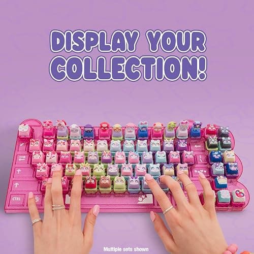 Clickeez Keyboard Mega Pack - The Ultimate Starter Set | Includes Storage Keyboard & 15 with Exclusive Mega Pack Characters | Clickable Collectibles | Ages 6+ thumbnail 2