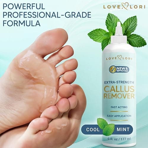 Callus Remover for Feet (Extra Strength) Foot Callus Remover Gel - Pedicure Tools for Feet Scrubber – Foot Care Spa Essentials, 6oz thumbnail 2