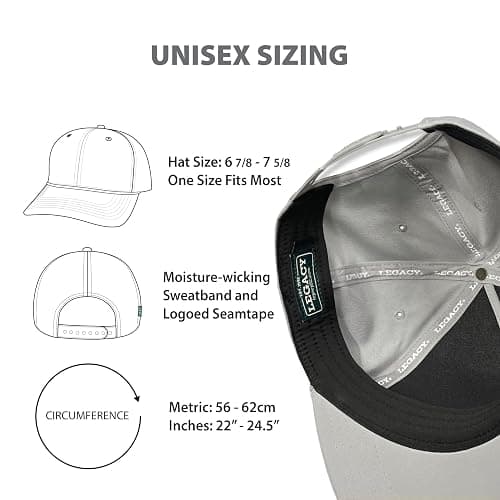 Legacy NCAA Officially Licensed Rope Hat, Lightweight Cap for Men & Women, Caddy, One Size Fits Most, Snapback Closure thumbnail 5
