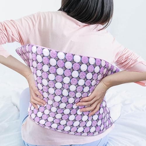 Pasonio Full Weighted Electric Heating Pad for Back Pain, Cramps, Relief - Auto Shut Off - 2.3lb Heat Pad with Moist & Dry Heat Therapy Options - Hot Heated Pad - (XL 12"x24") - PYQ0Z thumbnail 3