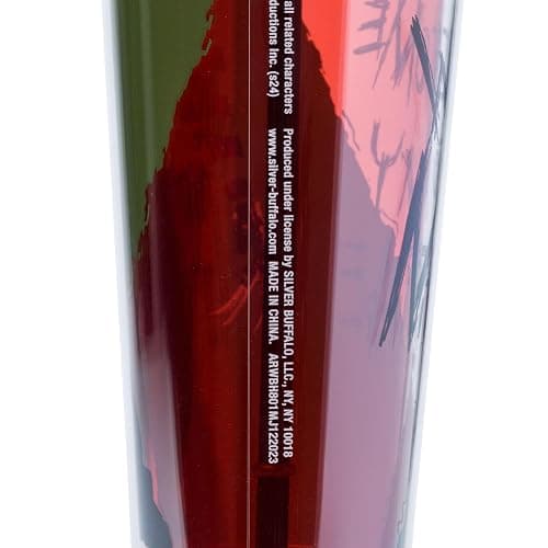 Silver Buffalo A Nightmare on Elm Street, Plastic Cold Cup, 24oz | Freddy Krueger, Welcome to My Nightmare, Lid, Straw Topper, 0.71 Liters thumbnail 6